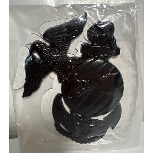 Black Metal US Marine Corps USMC Eagle Globe Anchor Car Emblem Badge Sticker